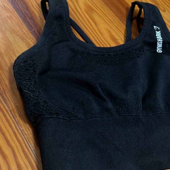 Gymshark Energy Seamless Black Crop top XS - Picture 5 of 7